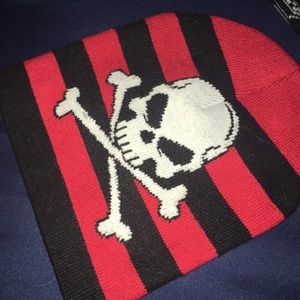 Skull and cross bone beanie